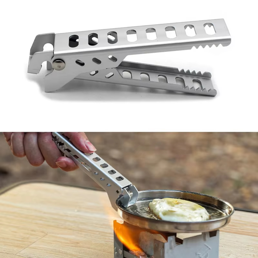 Outdoor Hunting Kitchen - Penjepit Panci Aluminium Anti Panas untuk