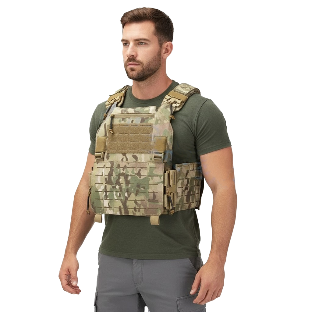 Hunting Outdoor Wear - Rompi Taktis Multifungsi Lepas Cepat Rompi