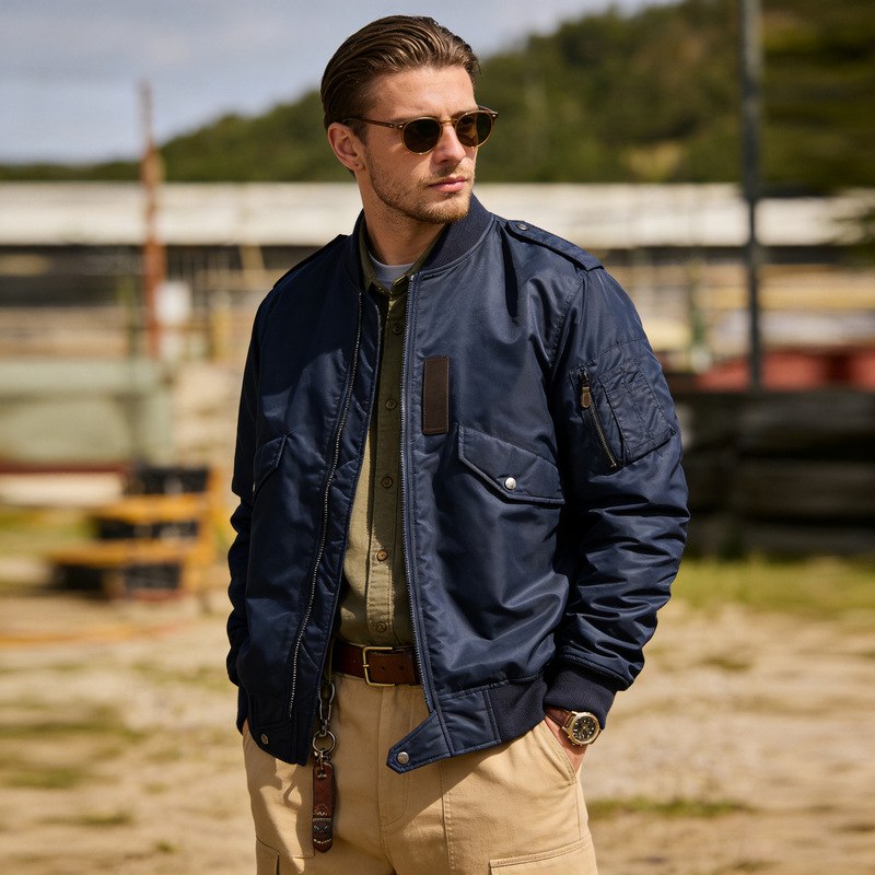 Hunting And Outdoor Shop - HELLOMARCEL Jaket Bomber Kualitas Mewah Ukuran