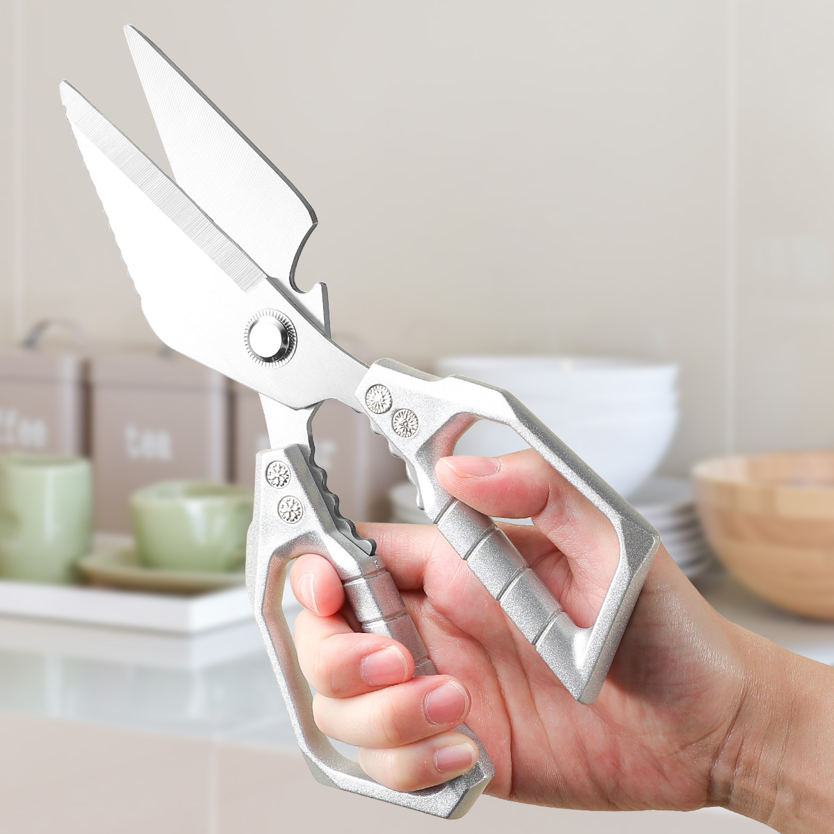 Outdoor Hunting Kitchen - Gunting Dapur Heavy Duty untuk Daging,