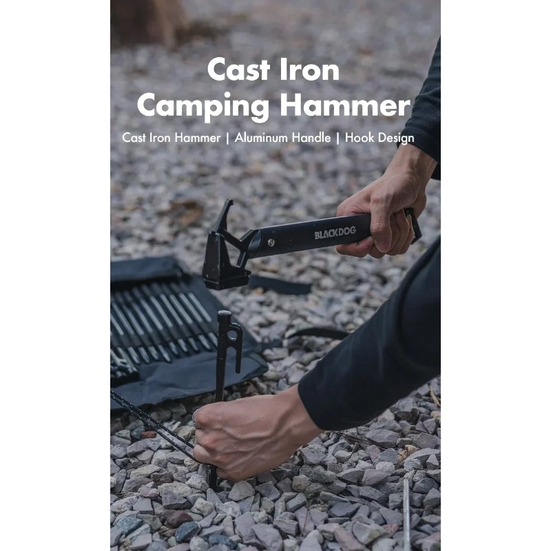 Outdoor Hunting Dog Supply - BLACKDOG Camp Hammer Alat Bertahan Hidup