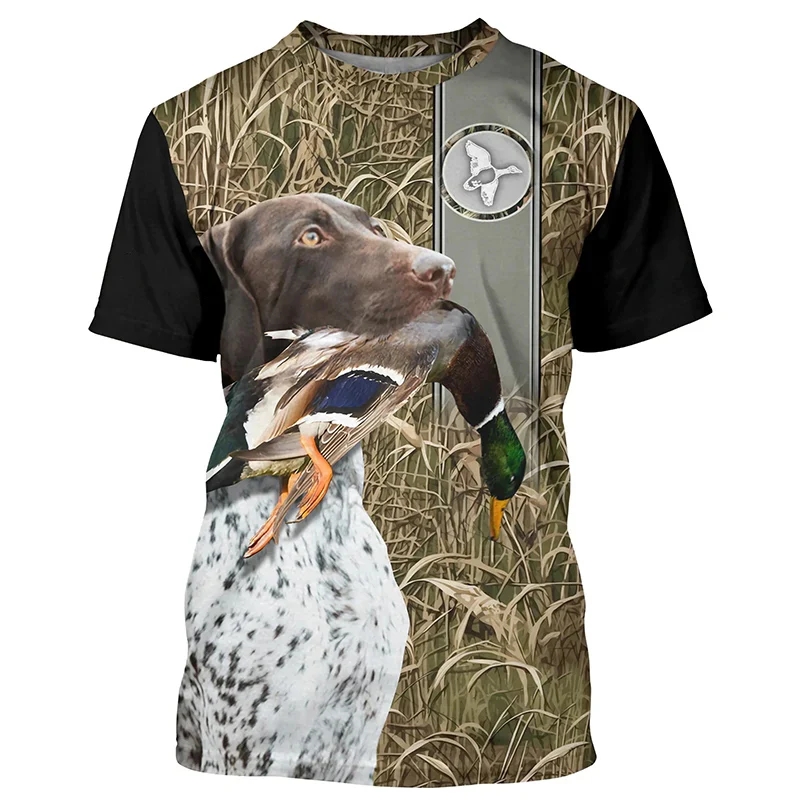 Hunting And Outdoor Shop - Atasan Pakaian Lengan Pendek Pria Kamuflase