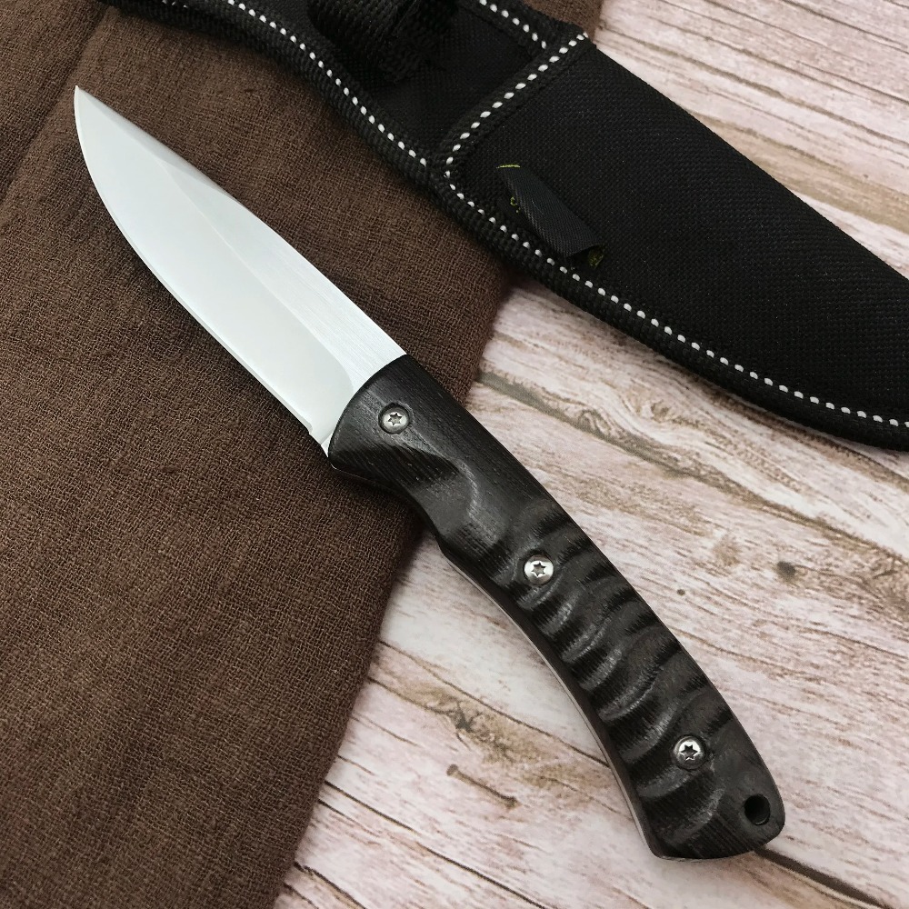 Pisau Berburu Bilah Tetap Baru - Hunting And Camping In Jungle ulasan dan harga