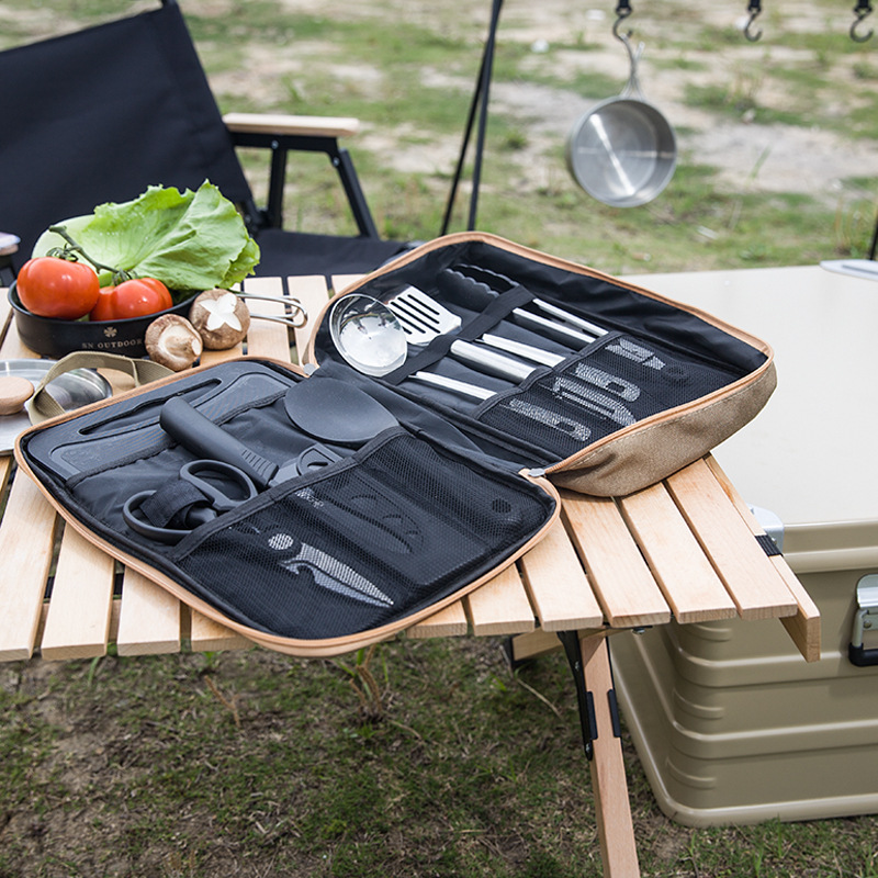 8 Buah Set Peralatan Masak Dap - Outdoor Hunting Kitchen ulasan dan harga