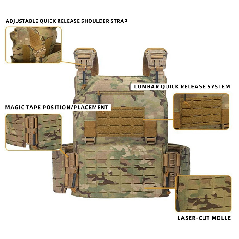 Rompi Taktis Multifungsi Lepas - Hunting Outdoor Wear ulasan dan harga