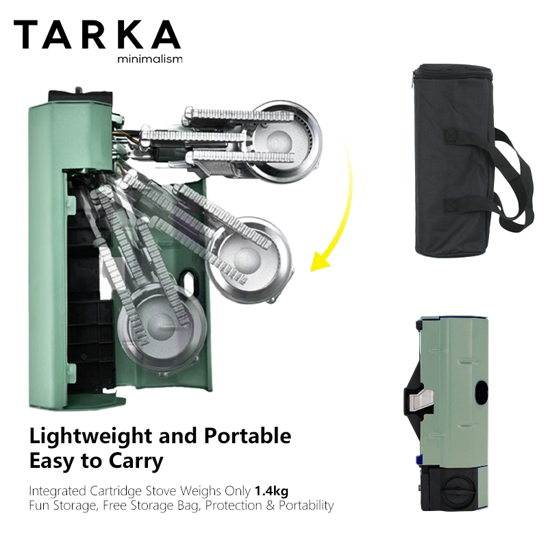 Kompor Gas Lipat TARKA Cassett - Outdoor Hunting Kitchen ulasan dan harga