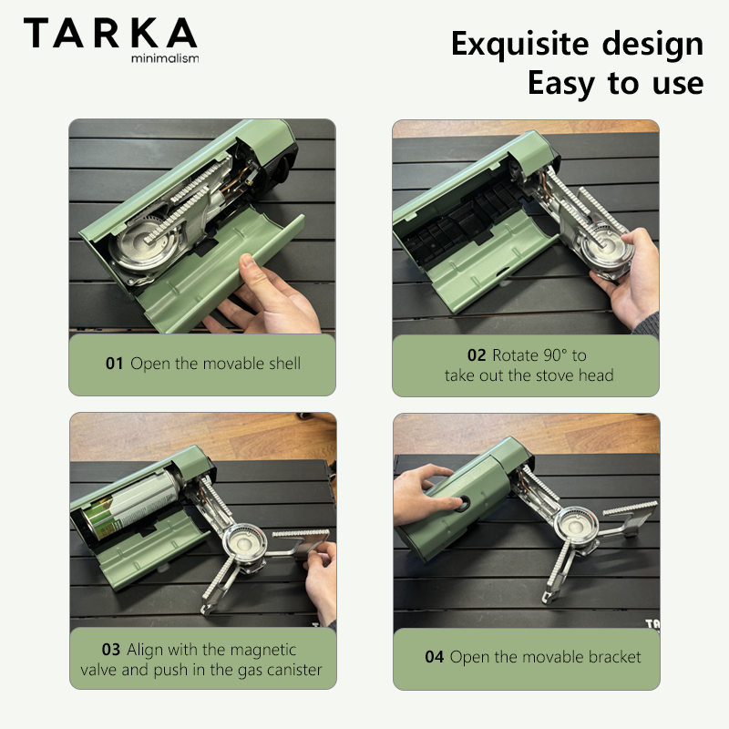 Kompor Gas Lipat TARKA Cassett - Outdoor Hunting Kitchen ulasan dan harga